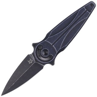 Nóż FOX Saturn, Black Aluminium, Black Stonewashed N690Co by Denis Simonutti (FX-551 ALB) FOX