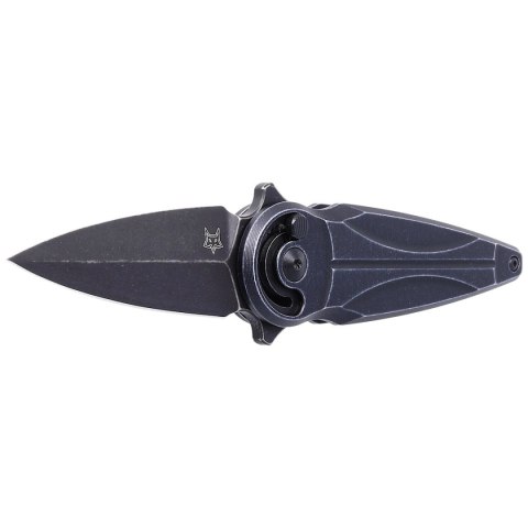 Nóż FOX Saturn, Black Aluminium, Black Stonewashed N690Co by Denis Simonutti (FX-551 ALB) FOX