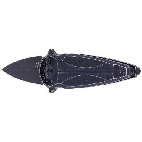 Nóż FOX Saturn, Black Aluminium, Black Stonewashed N690Co by Denis Simonutti (FX-551 ALB) FOX