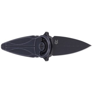 Nóż FOX Saturn Left Handed, Black Aluminium, Black Stonewashed N690Co by Denis Simonutti (FX-551 SX ALB) FOX