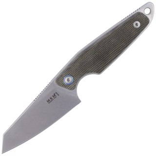 Nóż MKM Makro 2 Green Micarta, Stonewashed M390 by Jesper Voxnæs (MKMA02-GC) MKM - Maniago Knife Makers
