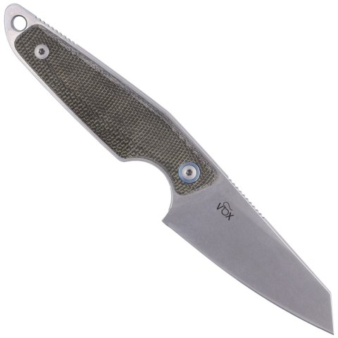 Nóż MKM Makro 2 Green Micarta, Stonewashed M390 by Jesper Voxnæs (MKMA02-GC) MKM - Maniago Knife Makers