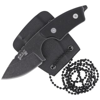 Nóż na szyję Herbertz CJH Neck Knife Black G10, Black Stonewashed 420 (10000345) Herbertz GmbH