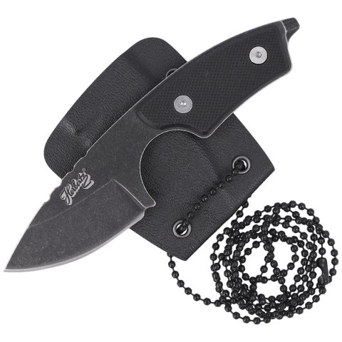 Nóż na szyję Herbertz CJH Neck Knife Black G10, Black Stonewashed 420 (10000345) Herbertz GmbH