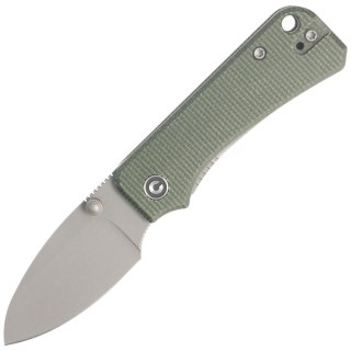 Nóż składany CIVIVI Baby Banter Green Micarta, Gray Stonewashed by Ben Petersen (C19068SB-1) Civivi by WE Knife