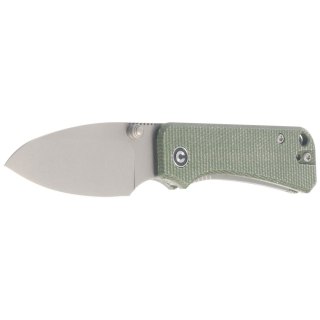 Nóż składany CIVIVI Baby Banter Green Micarta, Gray Stonewashed by Ben Petersen (C19068SB-1) Civivi by WE Knife
