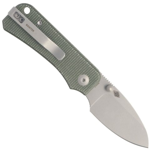 Nóż składany CIVIVI Baby Banter Green Micarta, Gray Stonewashed by Ben Petersen (C19068SB-1) Civivi by WE Knife