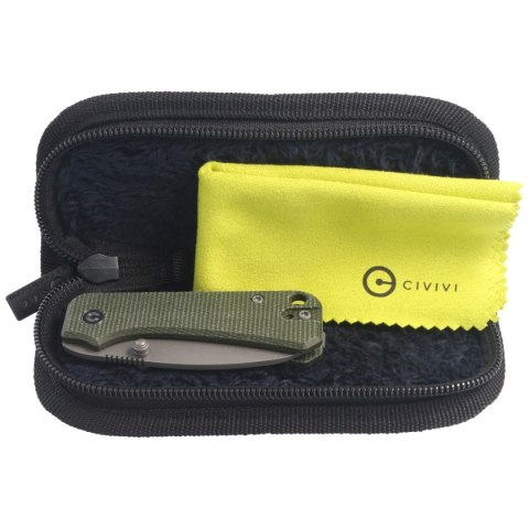 Nóż składany CIVIVI Baby Banter Green Micarta, Gray Stonewashed by Ben Petersen (C19068SB-1) Civivi by WE Knife
