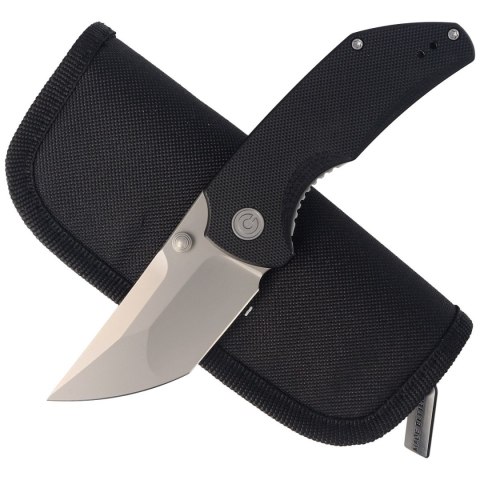 Nóż składany CIVIVI Thug 2 Black G10, Silver Bead Blasted Nitro-V by Matt Christensen (C20028C-2) Civivi by WE Knife