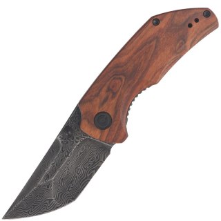 Nóż składany CIVIVI Thug 2 Cuibourtia Wood, Black Damascus by Matt Christensen (C20028C-DS1) Civivi by WE Knife