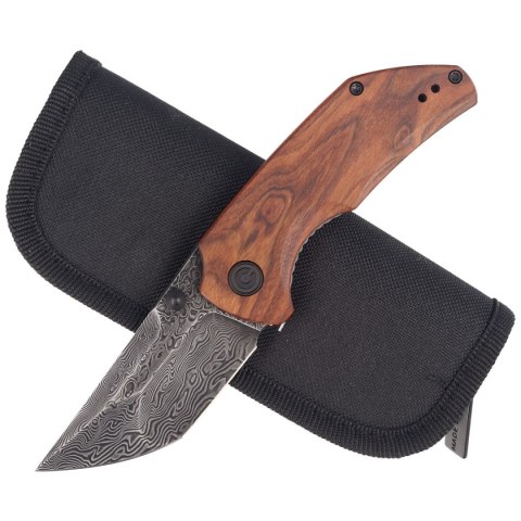 Nóż składany CIVIVI Thug 2 Cuibourtia Wood, Black Damascus by Matt Christensen (C20028C-DS1) Civivi by WE Knife