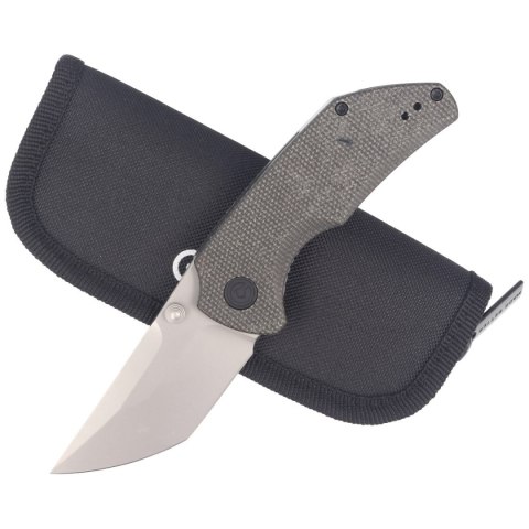Nóż składany CIVIVI Thug 2 Dark Green Micarta, Silver Bead Blasted Nitro-V by Matt Christensen (C20028C-3) Civivi by WE Knife