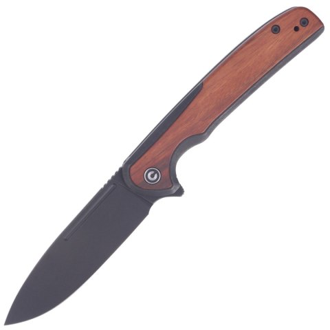 Nóż składany CIVIVI Voltaic Stainless / Cuibourtia Wood, Black Stonewashed 14C28N (C20060-1) Civivi by WE Knife