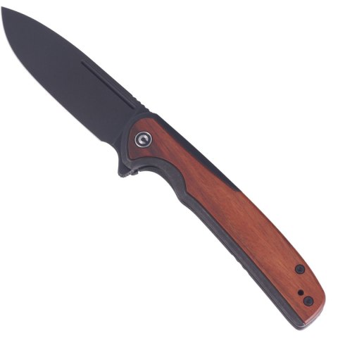 Nóż składany CIVIVI Voltaic Stainless / Cuibourtia Wood, Black Stonewashed 14C28N (C20060-1) Civivi by WE Knife