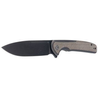 Nóż składany CIVIVI Voltaic Stainless / Green Micarta, Black Stonewashed 14C28N (C20060-3) Civivi by WE Knife