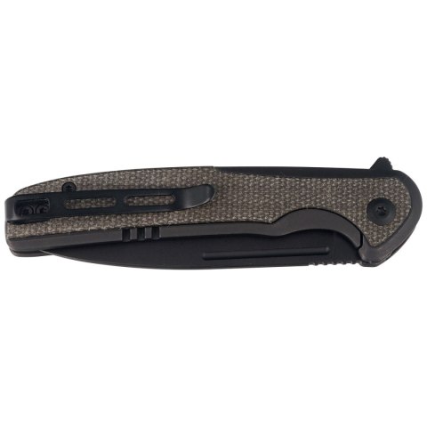 Nóż składany CIVIVI Voltaic Stainless / Green Micarta, Black Stonewashed 14C28N (C20060-3) Civivi by WE Knife