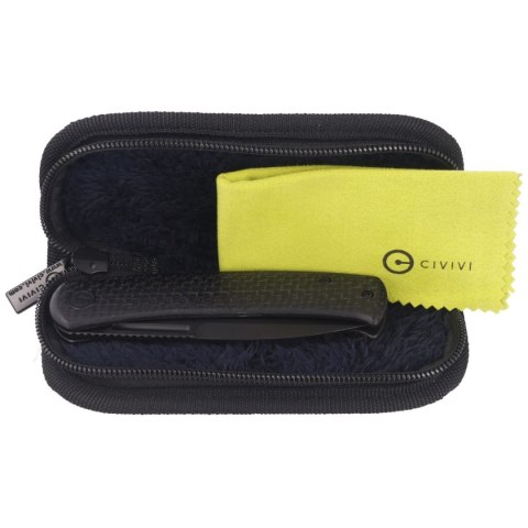 Nóż składany Civivi Cetos Black Micarta Coarse / Stainless, Black Stonewashed 14C28N (C21025B-2) Civivi by WE Knife