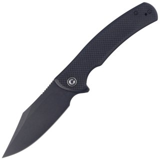 Nóż składany Civivi Sinisys Black Coarse G10, Black Stonewashed 14C28N (C20039-1) Civivi by WE Knife