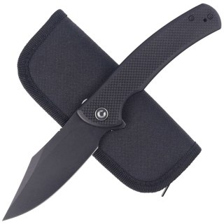 Nóż składany Civivi Sinisys Black Coarse G10, Black Stonewashed 14C28N (C20039-1) Civivi by WE Knife