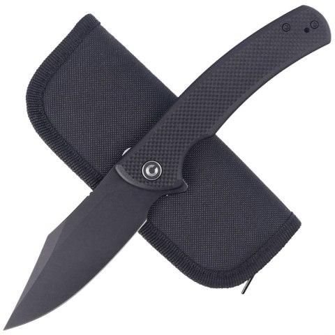 Nóż składany Civivi Sinisys Black Coarse G10, Black Stonewashed 14C28N (C20039-1) Civivi by WE Knife