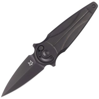 Nóż składany Fox Saturn Black Titanium, Stone Washed PVD M390 by Denis Simonutti (FX-551 TiPVD) FOX
