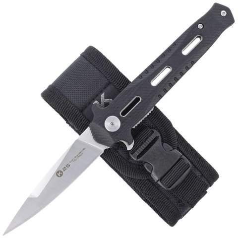 Nóż składany K25 Tactical Black G10, Satin Finish (18711) K25 by Martinez Albainox