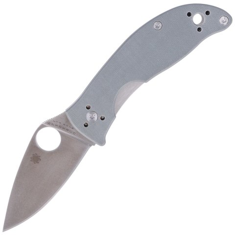 Nóż składany Spyderco Alcyone G-10 Grey, CTS BD1N Plain (C222GPGY) Spyderco Inc.
