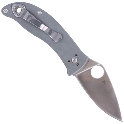 Nóż składany Spyderco Alcyone G-10 Grey, CTS BD1N Plain (C222GPGY) Spyderco Inc.