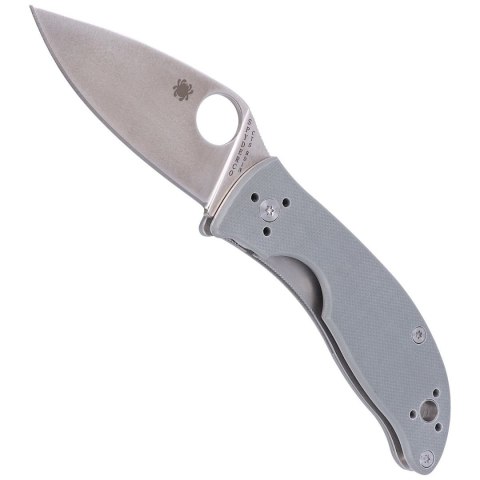 Nóż składany Spyderco Alcyone G-10 Grey, CTS BD1N Plain (C222GPGY) Spyderco Inc.