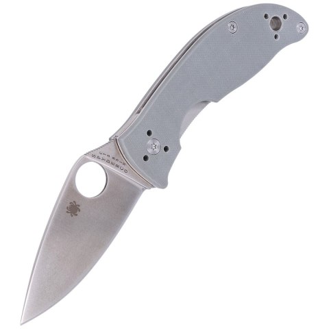 Nóż składany Spyderco Alcyone G-10 Grey, CTS BD1N Plain (C222GPGY) Spyderco Inc.