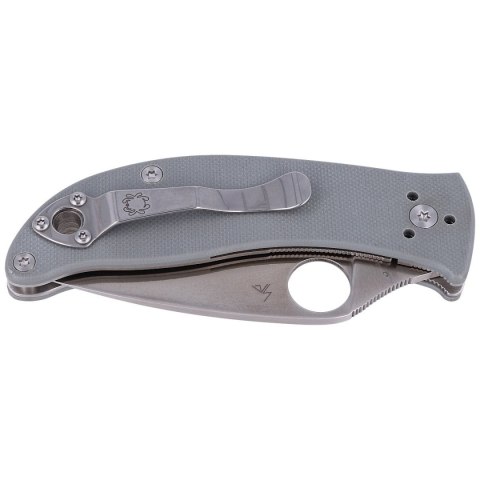 Nóż składany Spyderco Alcyone G-10 Grey, CTS BD1N Plain (C222GPGY) Spyderco Inc.