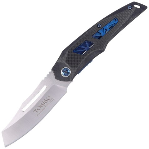 Nóż składany TOKISU Tactical Black G10 / Carbon Fiber, Satin D2 (18714) Tokisu by Martinez Albainox