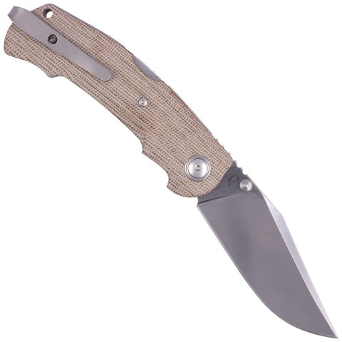 Nóż składany Viper Turn Essential Natural Canvas Micarta, Satin M390 by Fabrizio Silvestrelli (V5988CN) Viper by Tecnocut