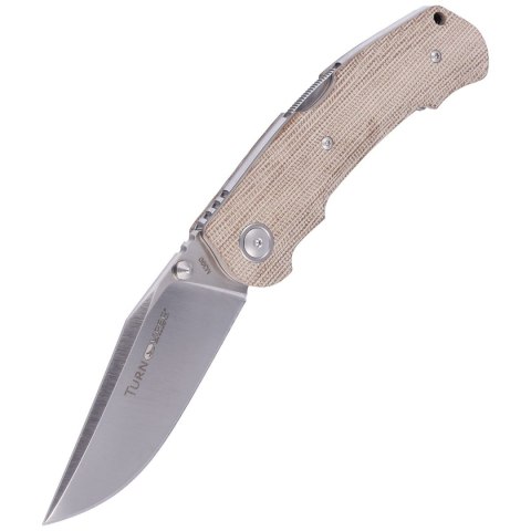 Nóż składany Viper Turn Essential Natural Canvas Micarta, Satin M390 by Fabrizio Silvestrelli (V5988CN) Viper by Tecnocut
