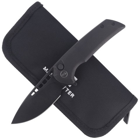 Nóż składany WE Knife Mini Malice Black Titanium, Black Stonewashed CPM 20CV by Ferrum Forge (WE054BL-1) WE Knife