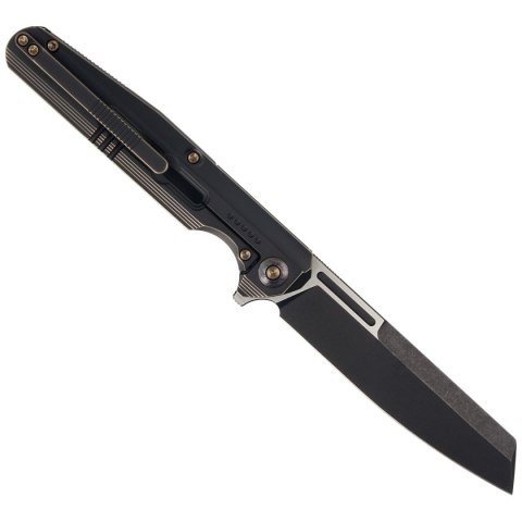 Nóż składany WE Knife Reiver LE No 024/310 Bronze / Black Titanium, Black Stonewashed CPM S35VN (WE16020-5) WE Knife