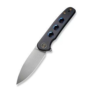 Nóż składany WE Knife Shakan LE No 71/300 Black Titanium, Gray Stonewashed CPM 20CV (WE20052B-1) WE Knife