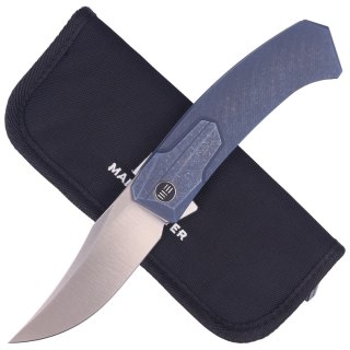 Nóż składany WE Knife Shuddan Blue Titanium, Satin Finish CPM 20CV by Rafal Brzeski (WE21015-2) WE Knife
