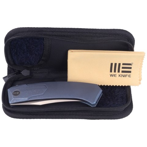 Nóż składany WE Knife Shuddan Blue Titanium, Satin Finish CPM 20CV by Rafal Brzeski (WE21015-2) WE Knife