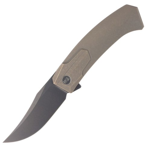 Nóż składany WE Knife Shuddan Bronze Titanium, Black Stonewashed CPM 20CV by Rafal Brzeski (WE21015-3) WE Knife