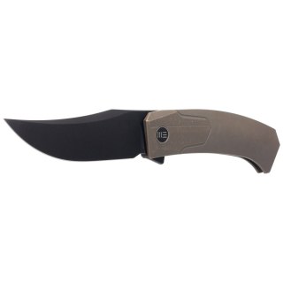 Nóż składany WE Knife Shuddan Bronze Titanium, Black Stonewashed CPM 20CV by Rafal Brzeski (WE21015-3) WE Knife