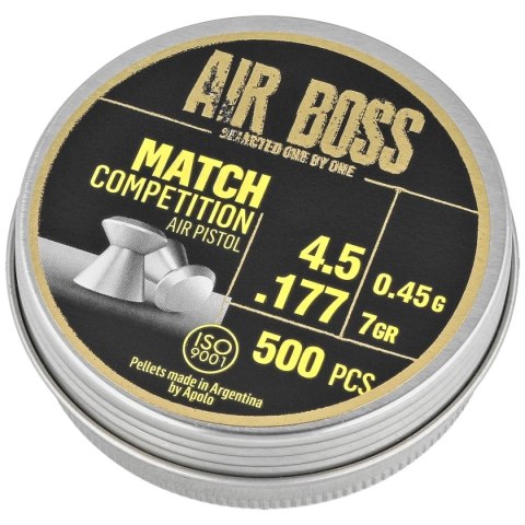 Śrut Apolo Air Boss Match Competition Air Pistol 4.5 mm, 500 szt. 045g/7.0gr (30303) Apolo