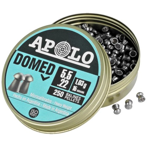 Śrut Apolo Domed 5.5 mm, 250 szt. 1.03g/16.0gr (19916) Apolo