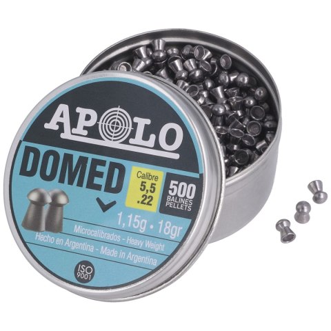 Śrut Apolo Domed 5.5 mm, 500 szt. 1.15g/18.0gr (19915) Apolo