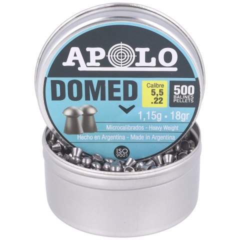 Śrut Apolo Domed 5.5 mm, 500 szt. 1.15g/18.0gr (19915) Apolo