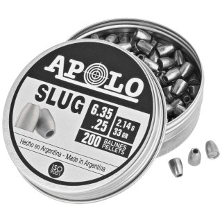 Śrut Apolo Slug 33 6.35 mm, 200 szt. 2.14g/33.0gr (19303) Apolo