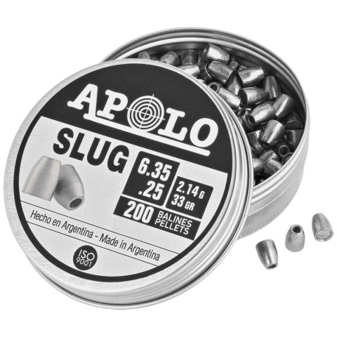 Śrut Apolo Slug 33 6.35 mm, 200 szt. 2.14g/33.0gr (19303) Apolo