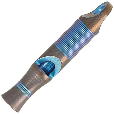 Gwizdek sygnalizacyjny We Knife Blue Titanium z linką Paracord (A-05BP) WE Knife
