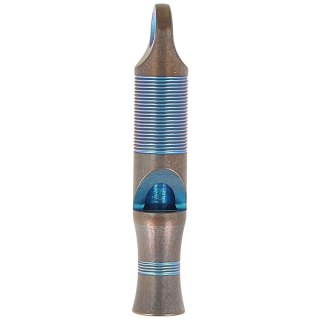 Gwizdek sygnalizacyjny We Knife Blue Titanium z linką Paracord (A-05BP) WE Knife