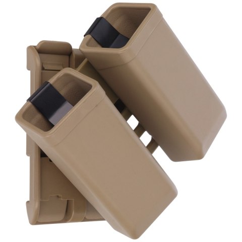 Ładownica ESP na dwurzędowe magazynki 9 mm / .40 z mocowaniem UBC-04-2 MOLLE Clip - Khaki (MH-MH-44 KH) ESP - Euro Security Products